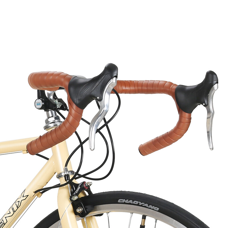 鳳凰(Phoenix) 復(fù)古公路自行車14速禧瑪諾變速公路車700C男女越野公路單車 復(fù)古-藍(lán)